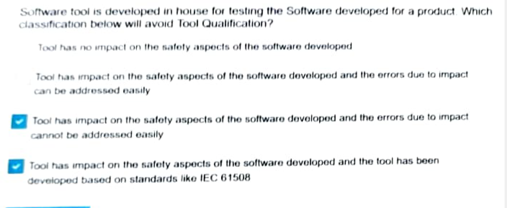 [Solved]: Software tool is developed in house for testing th