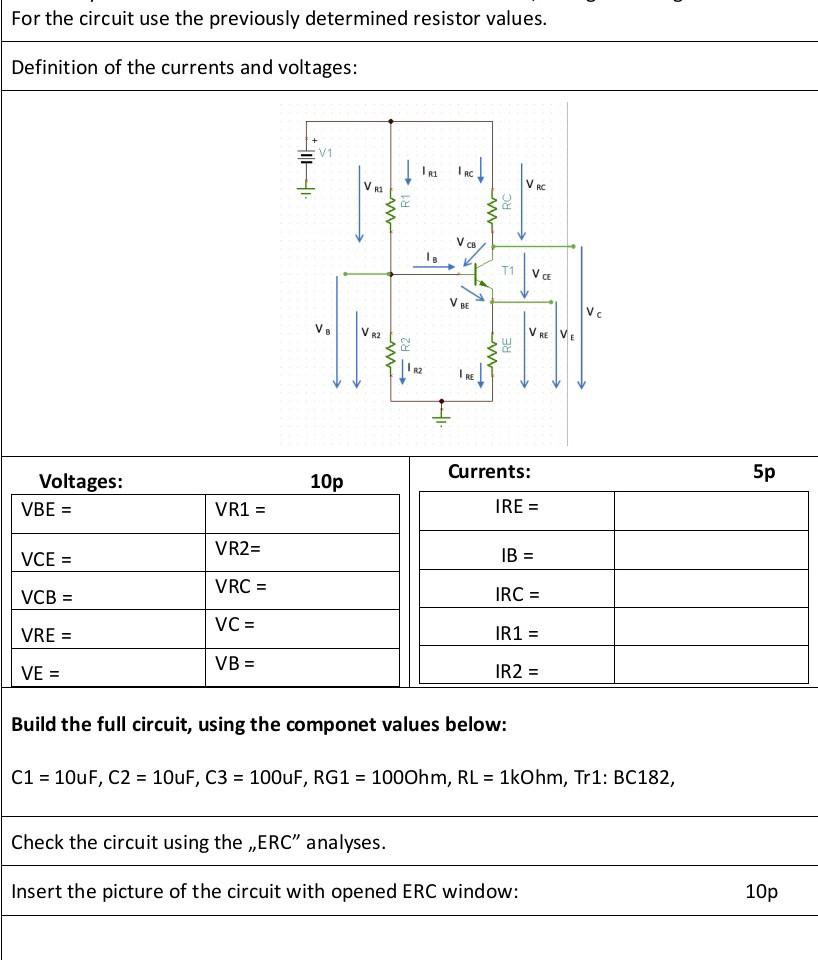 Solved 1st Example: Design component values and simulate the | Chegg.com