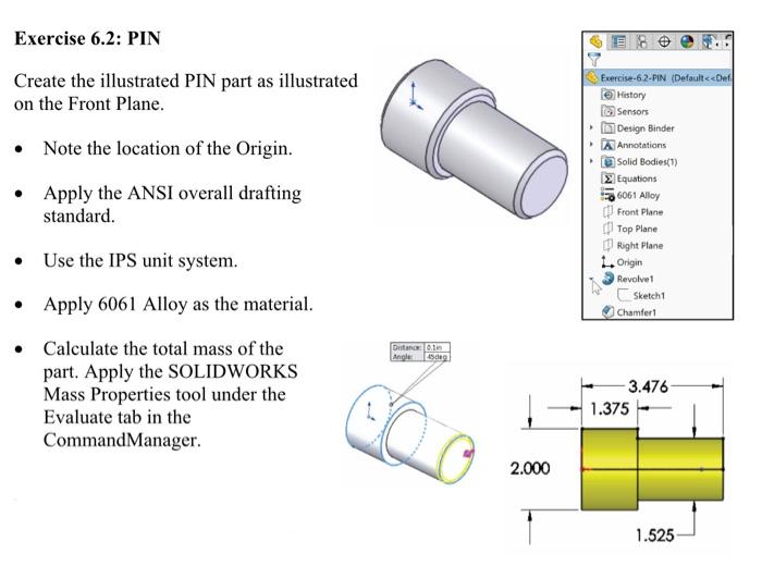 Solved Exercise 6.2: PIN Create the illustrated PIN part as | Chegg.com