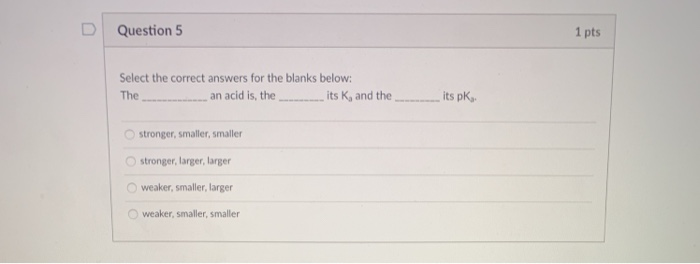 Solved D Question 5 1 pts Select the correct answers for the | Chegg.com