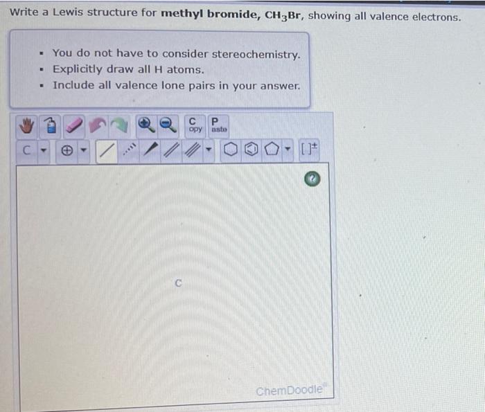 lewis structure for ch3br