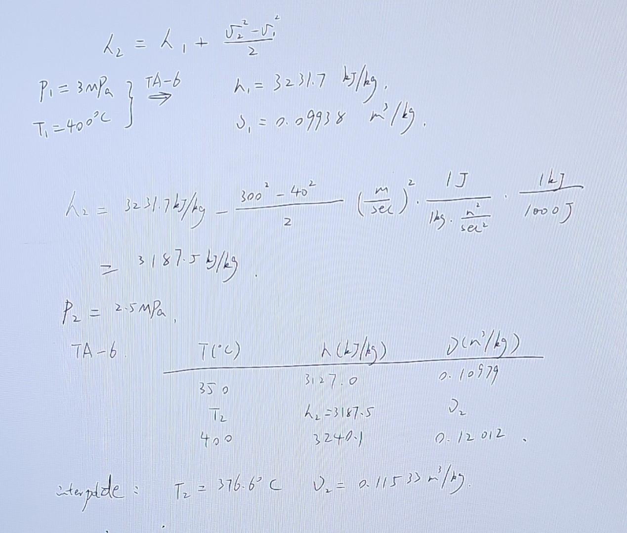 Solved Please explain the interpolation in detail of T2 and