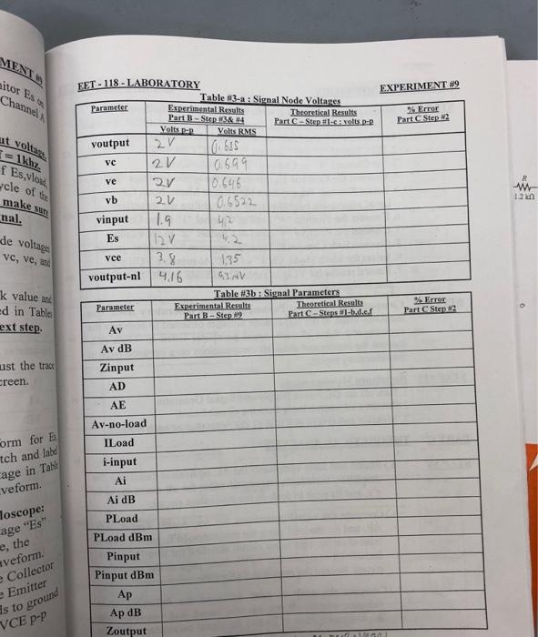 Fet 117 Laboratory Experiment 9 Figure 1 Comm Chegg Com