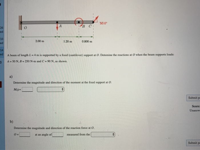 Solved The truss shown consists of three sections 4 m wide | Chegg.com