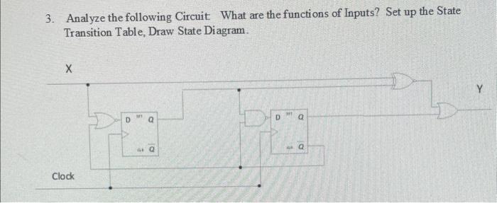 Solved 3. Analyze the following Circuit What are the | Chegg.com