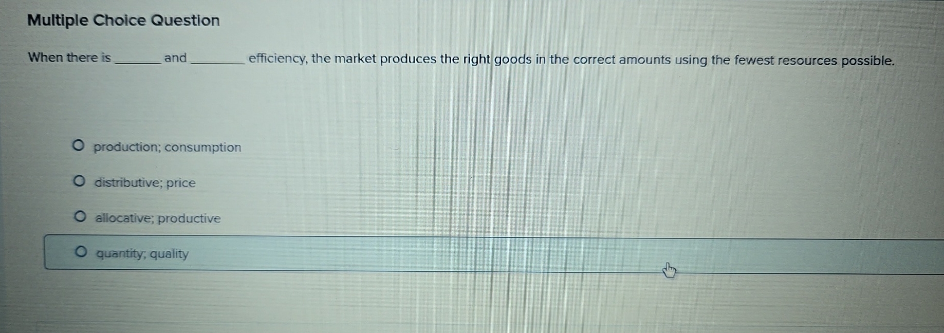solved multiple choice questionwhen consumers decrease... Solved Multiple Choice QuestionWhen there is and | Chegg.com