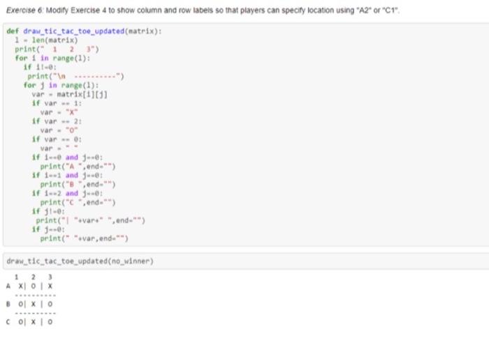 Exercise 1: Write a function that creates an n by n | Chegg.com