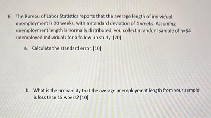 Solved The Bureau Of Labor Statistics Reports That The | Chegg.com