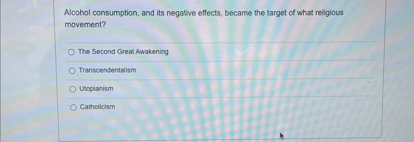 Solved Alcohol consumption, and its negative effects, became | Chegg.com