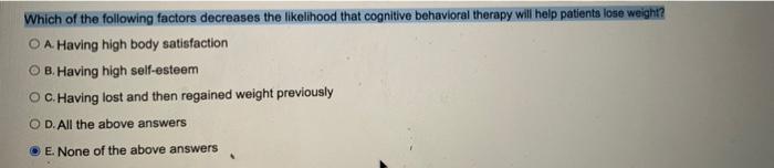 Solved Which of the following factors decreases the | Chegg.com