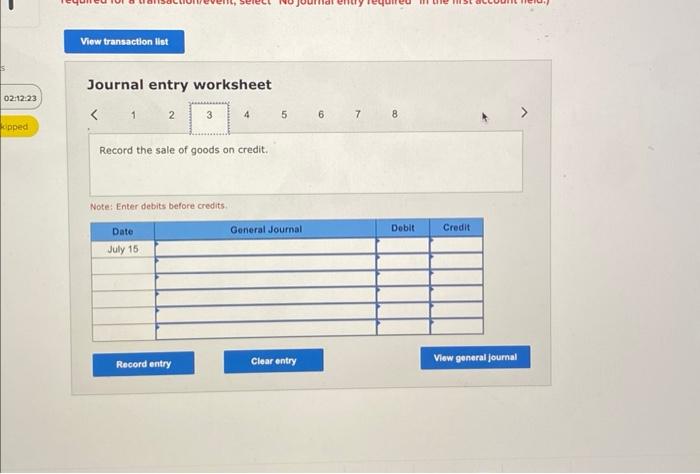 Solved Required: Prepare journal entries to record the | Chegg.com