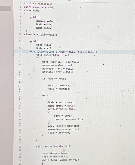 Solved code is for c++. i will give you my week 11 code and | Chegg.com