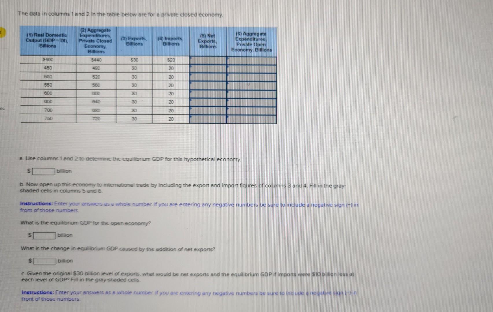 Solved The data in columns 1 and 2 in the table below are | Chegg.com