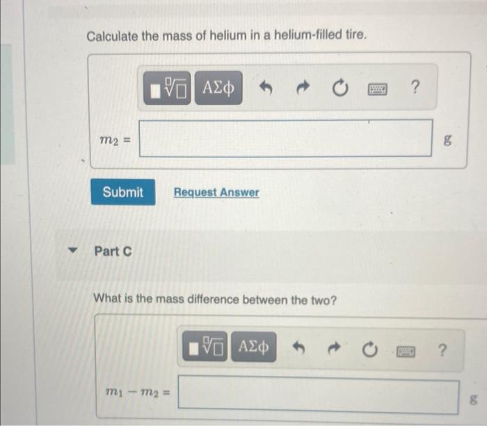Solved Olympic cyclists fill their tires with helium to make