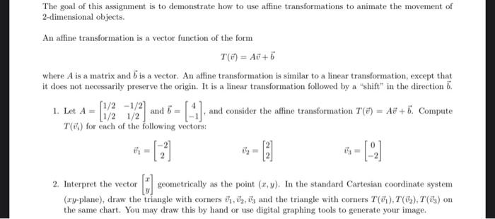 Solved The goal of this assignment is to demonstrate how to | Chegg.com