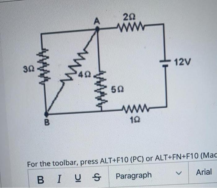 Solved 292 12v 392 592 B 102 For The Toolbar Press Alt F Chegg Com