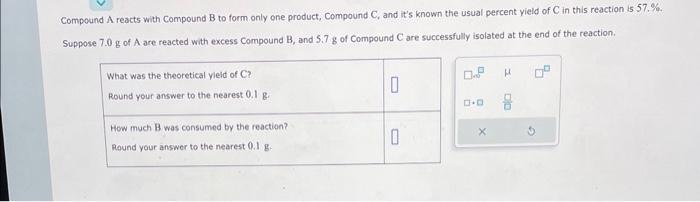 Solved Compound A reacts with Compound B to form only one | Chegg.com