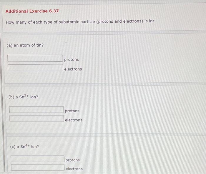 Solved Additional Exercise 6.37 How many of each type of | Chegg.com