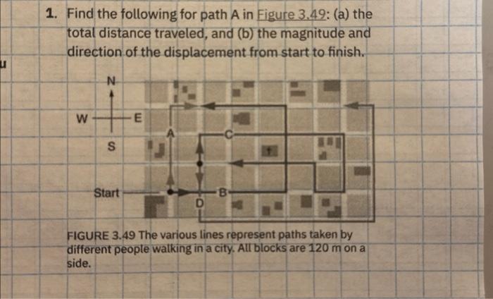 1. Find the following for path A in Figure 3.49 : (a) | Chegg.com