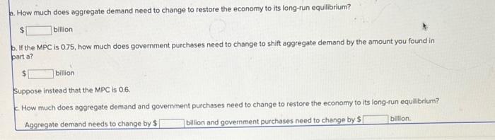 Solved The graph below depicts an economy where an increase | Chegg.com