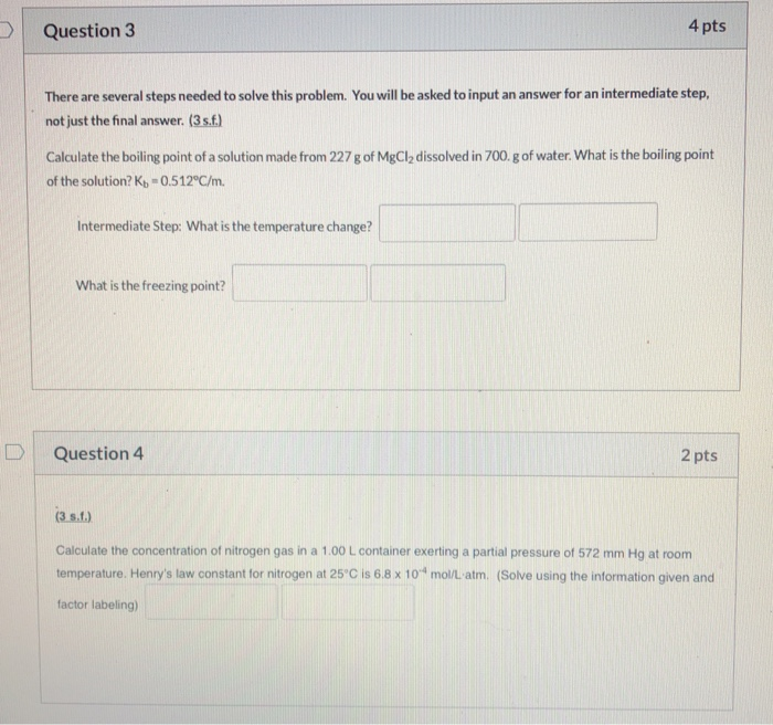 Solved Question 3 4 pts There are several steps needed to | Chegg.com