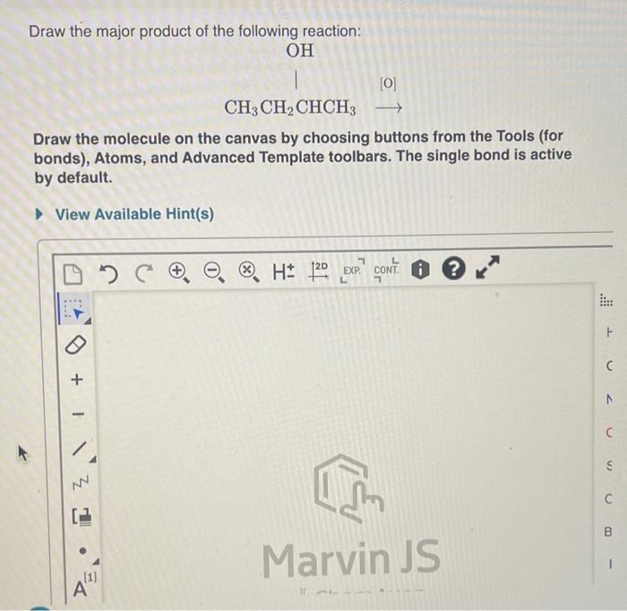 Solved Draw the major product of the following reaction: OH | Chegg.com