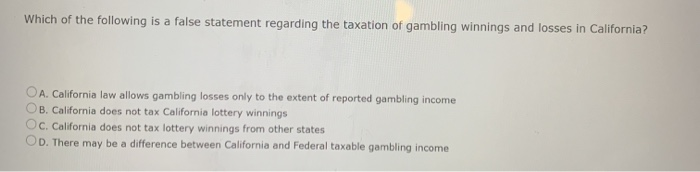 Gambling losses under new tax lawyer