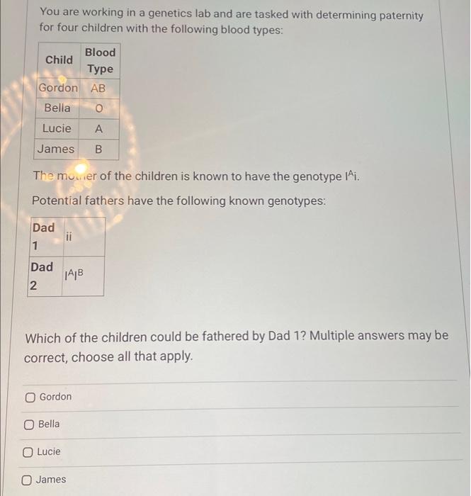 Solved You are working in a lab and are tasked with