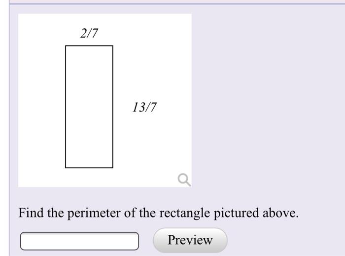 find the perimeter of the rectangle class 7