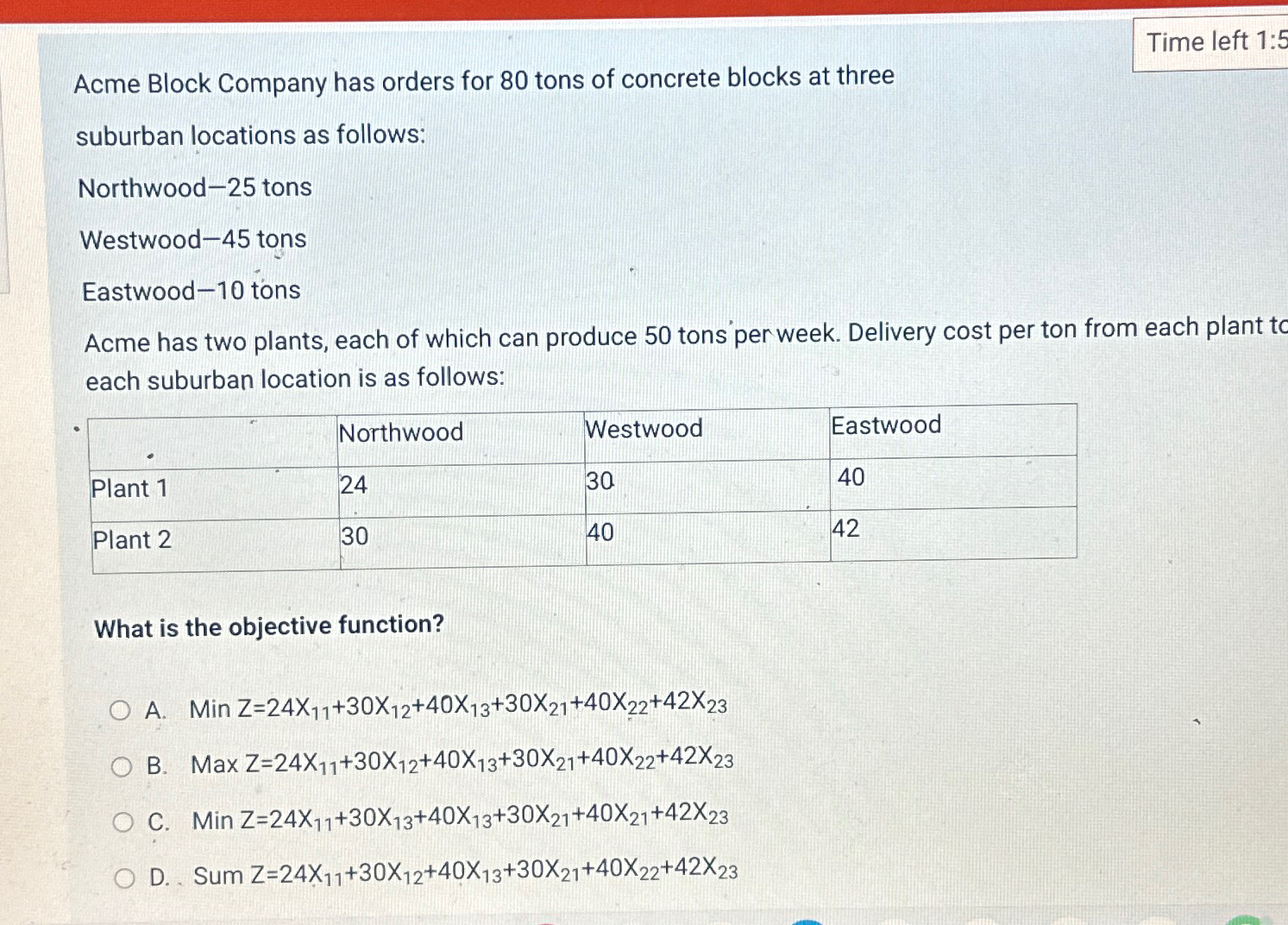 Solved Acme Block Company has orders for 80 ﻿tons of | Chegg.com