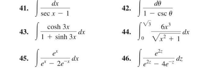 Solved Practice Exercises 7–64. Integration review Evaluate | Chegg.com