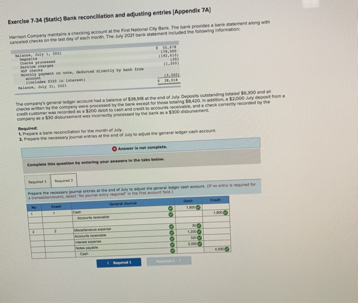 Solved It says that my answer is not complete. Am I missing