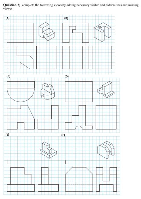 Solved Question 2) complete the following views by adding | Chegg.com