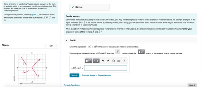 Solved Correct Some Problems In Mastering Physics Require Chegg