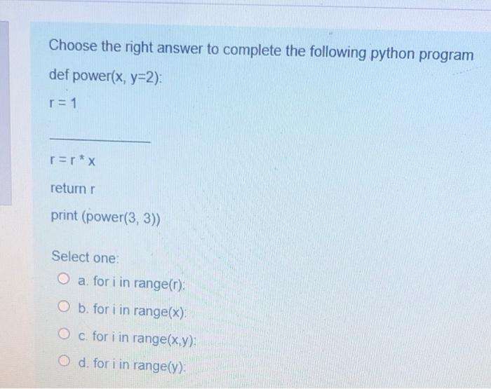 Solved Choose the right answer to complete the following | Chegg.com