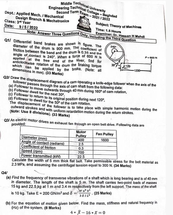 PDF) ARUSHA TECHNICAL COLLEGE Automotive Engineering Department Attempt all  question in Section A and B Section A: Which answer is correct/not correct  on the following questions