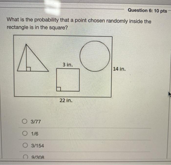 Solved Question 6: 10 pts What is the probability that a | Chegg.com
