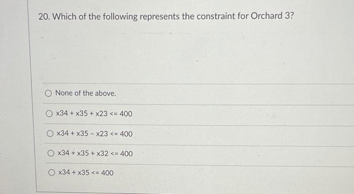 Solved The next three questions are based on the following: | Chegg.com