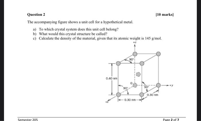 Solved Question 2 [10 marks) The accompanying figure shows a | Chegg.com