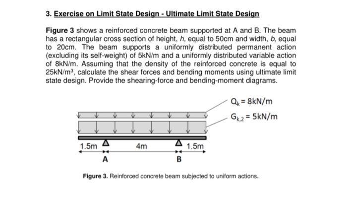 Solved 3. Exercise On Limit State Design - Ultimate Limit | Chegg.com