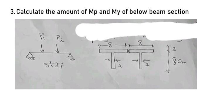 Solved 3. Calculate the amount of Mp and My of below beam | Chegg.com