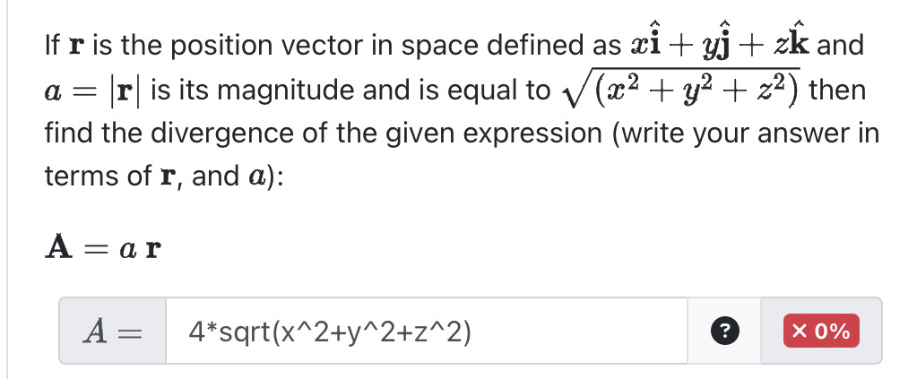 Solved If r ﻿is the position vector in space defined as | Chegg.com