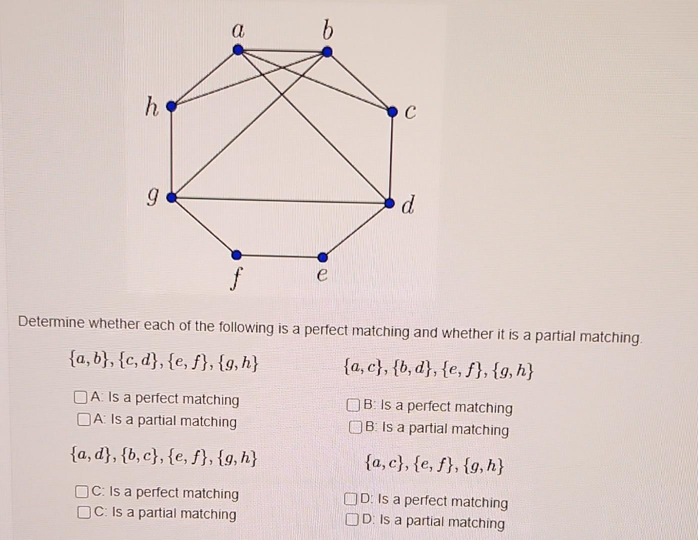 Solved Determine Whether Each Of The Following Is A Perfect | Chegg.com