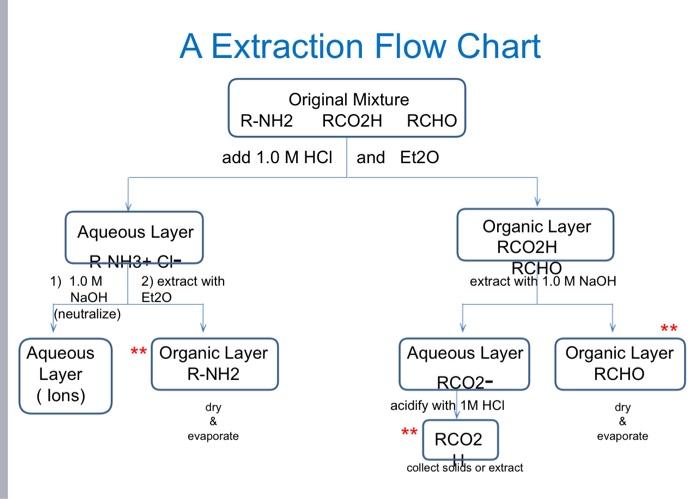 A Extraction Flow Chart
\[
\begin{array}{l}
\begin{array}{|cc|}
\multicolumn{3}{c|}{\text { Original Mixture }} \\
\mathrm{R}