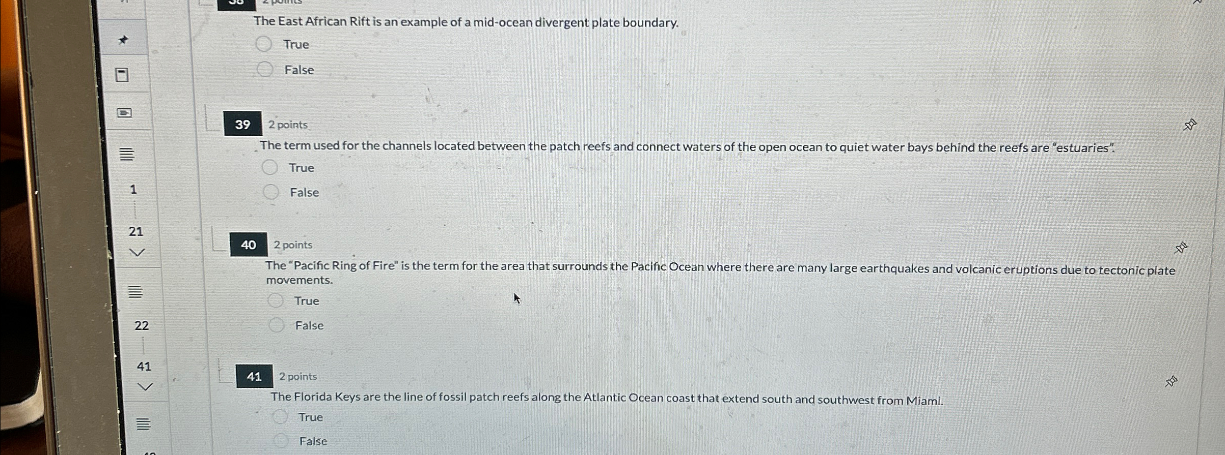 Solved The East African Rift is an example of a mid-ocean | Chegg.com