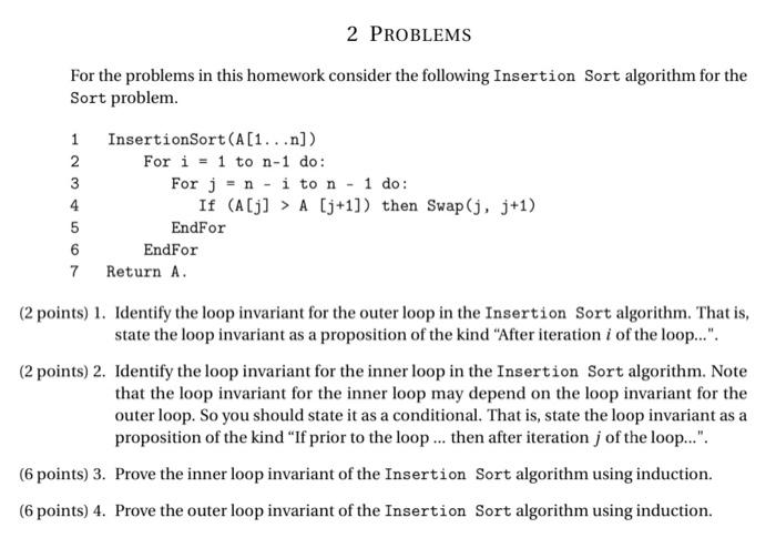 Solved 2 PROBLEMS For The Problems In This Homework Consider | Chegg.com