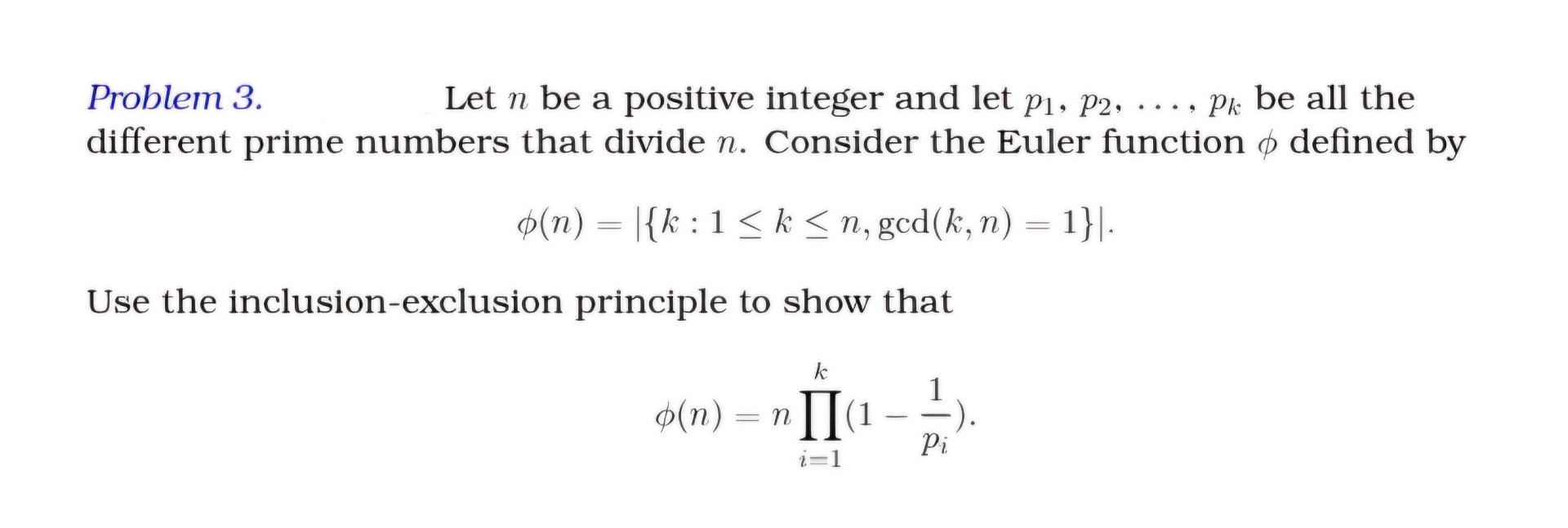 Solved Problem 3.Let n ﻿be a positive integer and let | Chegg.com