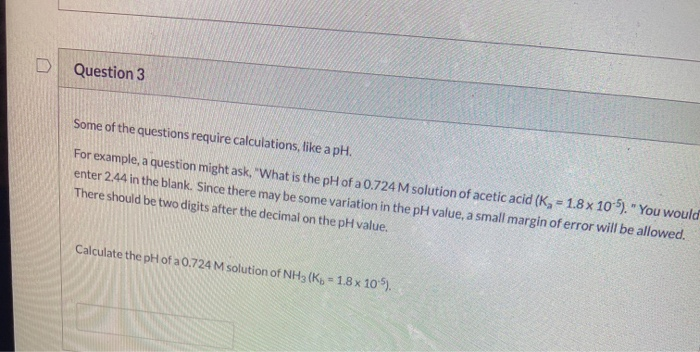 Solved Question 3 Some of the questions require | Chegg.com
