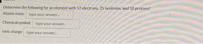 Solved Determine the following for an element with 12 | Chegg.com