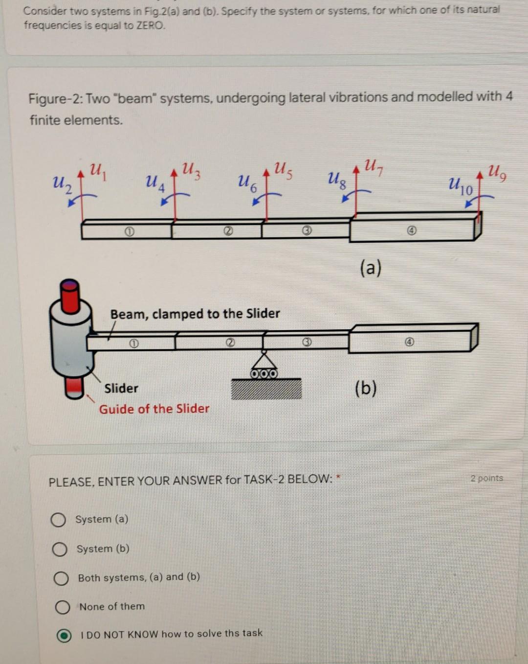 Solved Consider two systems in Fig.2(a) and (b). Specify the | Chegg.com